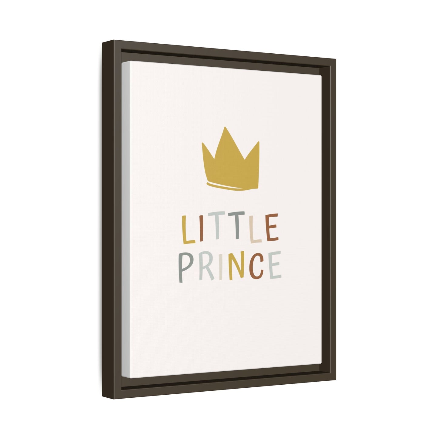 Framed Canvas Art Print, Little Prince Wall Decor, Kids Room Decoration, Nursery Art, Gift for Baby Shower, Toddler Room Aesthetic