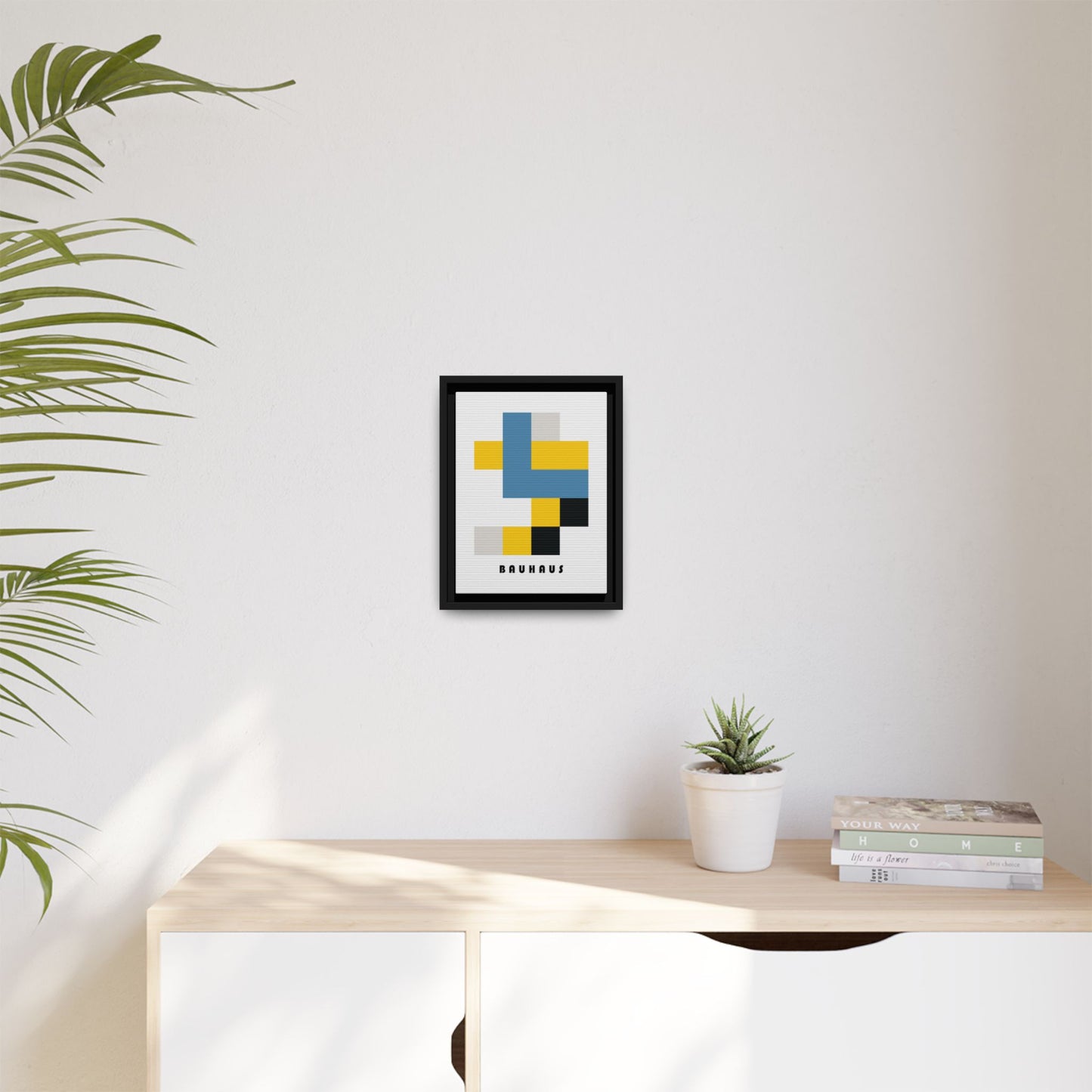 Bauhaus Art Canvas Print - Framed Modern Wall Decor