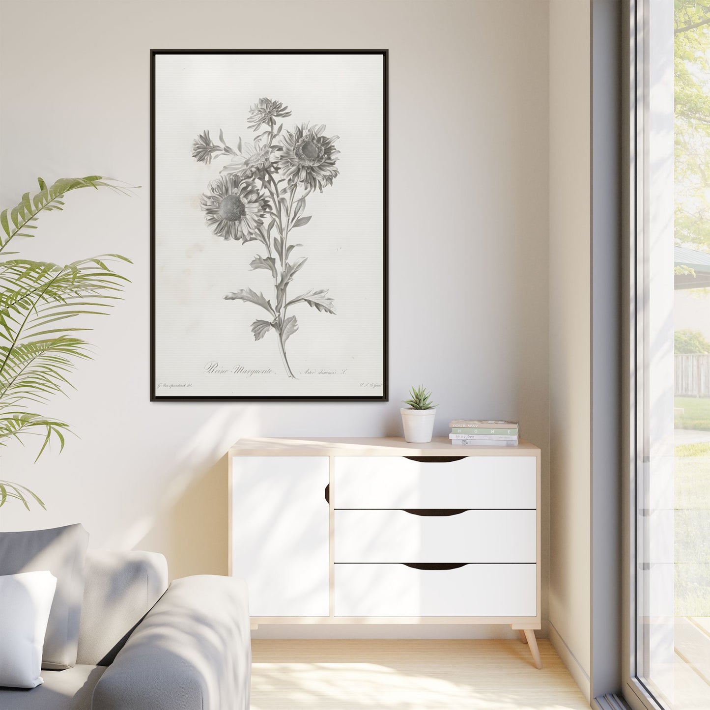 Matte Canvas, Framed (Multi-color)