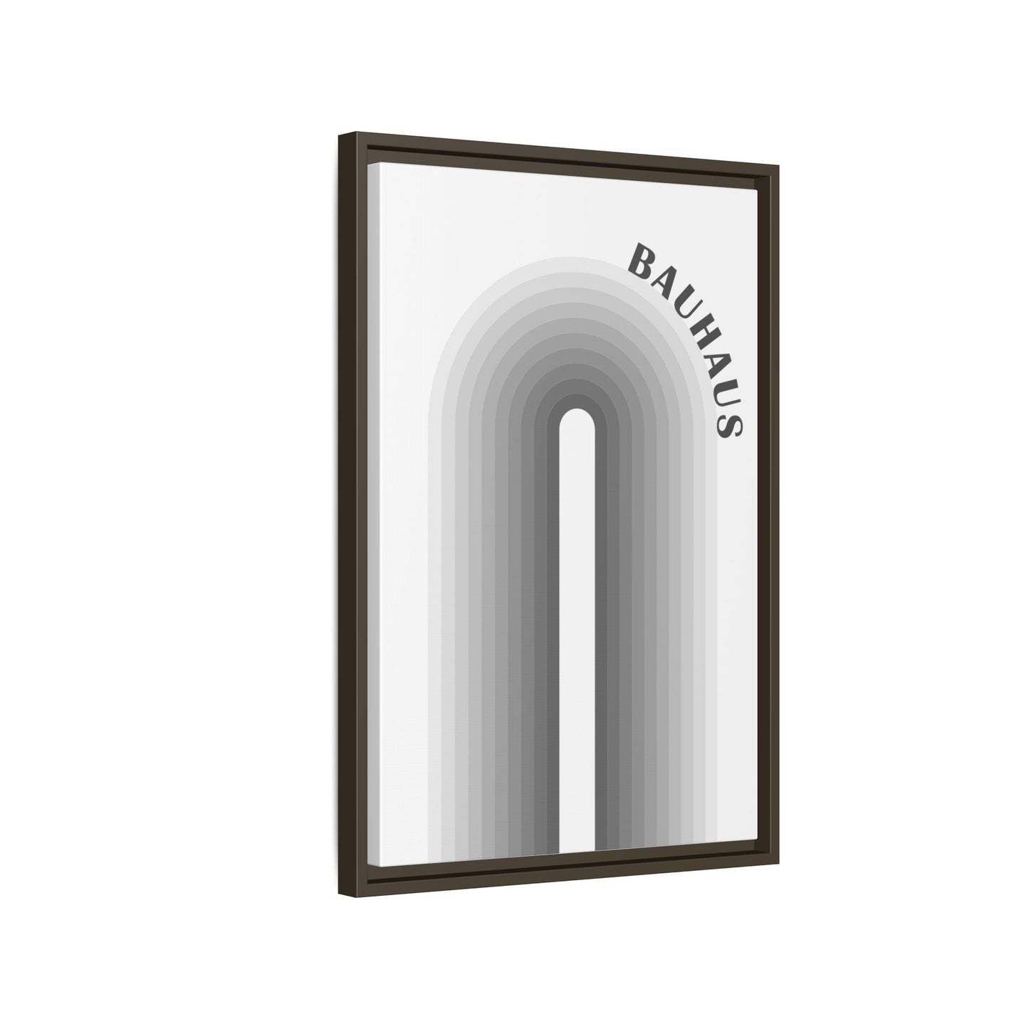 Bauhaus Framed Matte Canvas Art - Modern Geometric Wall Decor