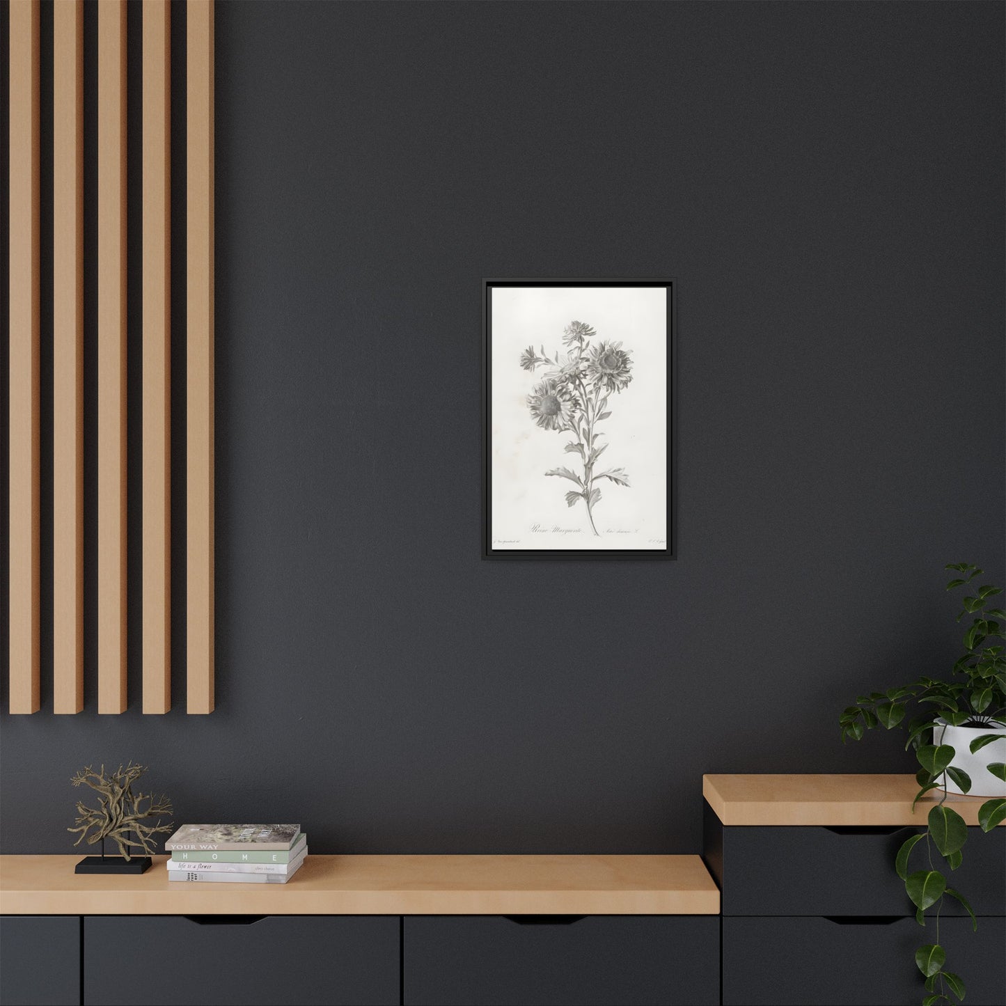 Matte Canvas, Framed (Multi-color)