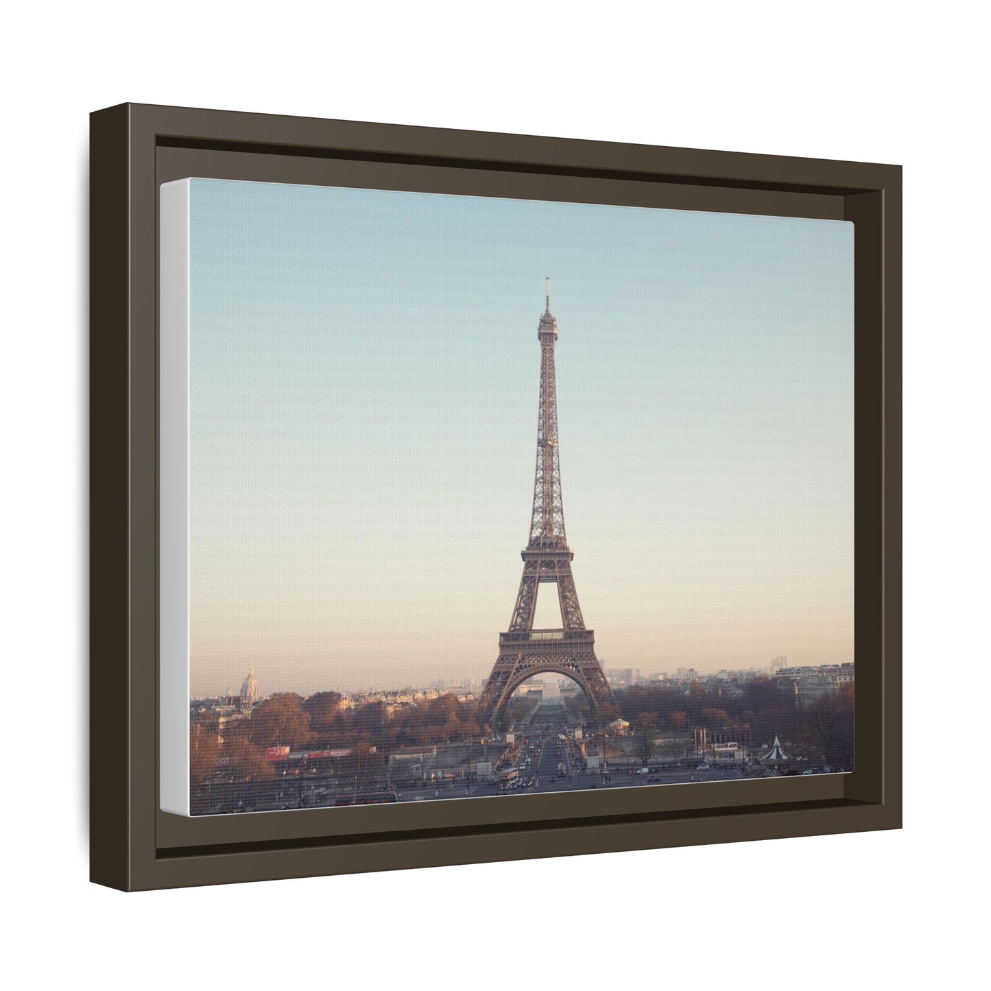Eiffel Tower Matte Canvas Print - Framed Art for Paris Lovers
