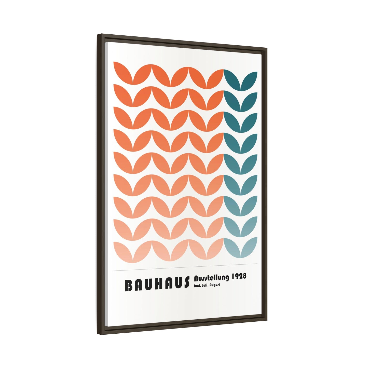 Bauhaus Art Print - Framed Matte Canvas Wall Decor
