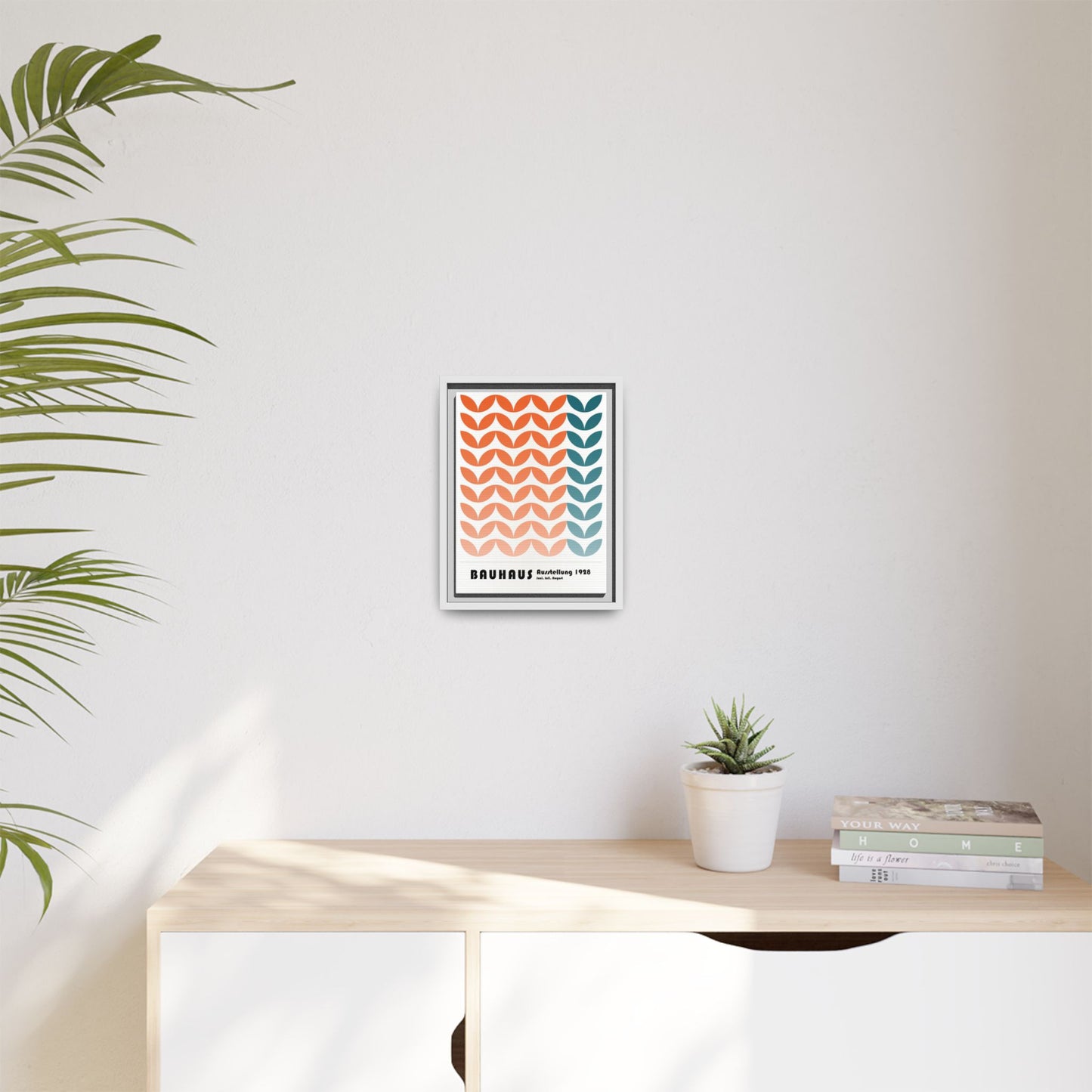 Bauhaus Art Print - Framed Matte Canvas Wall Decor