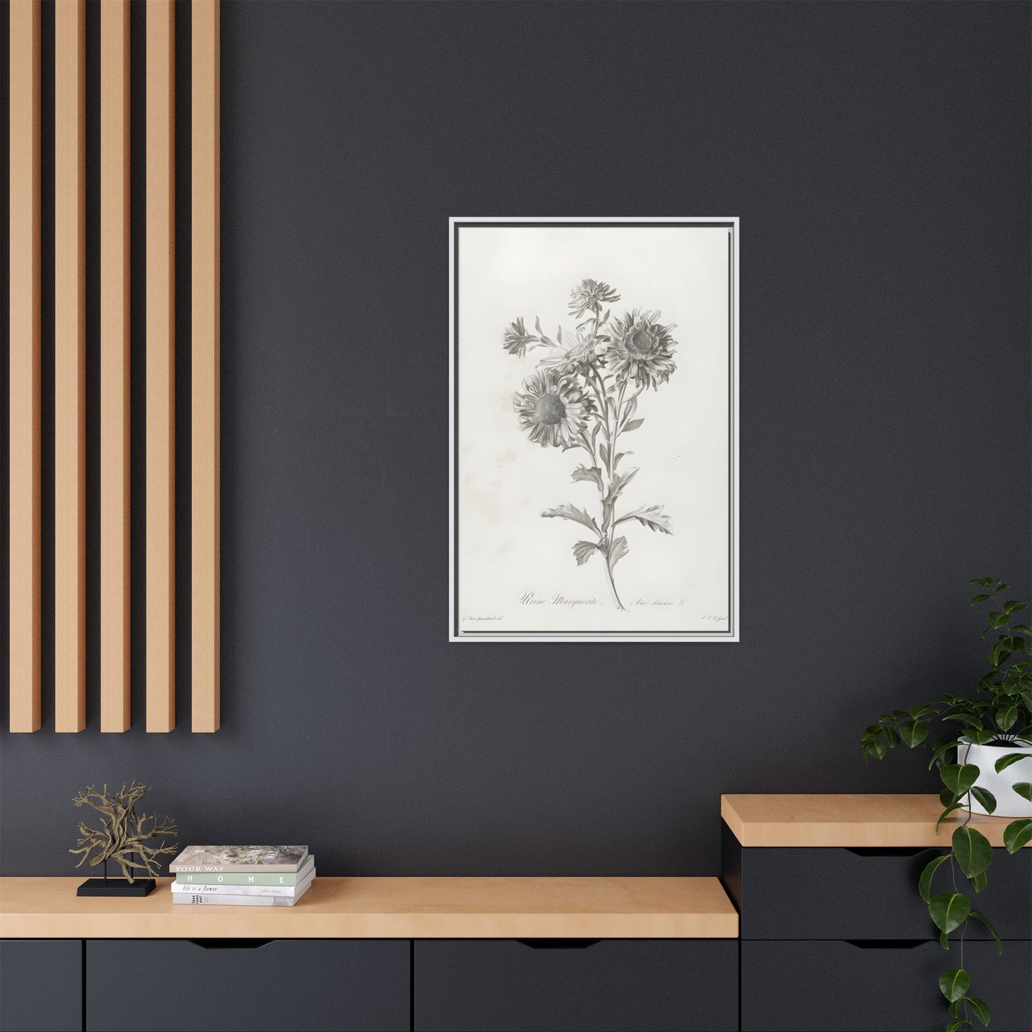 Matte Canvas, Framed (Multi-color)