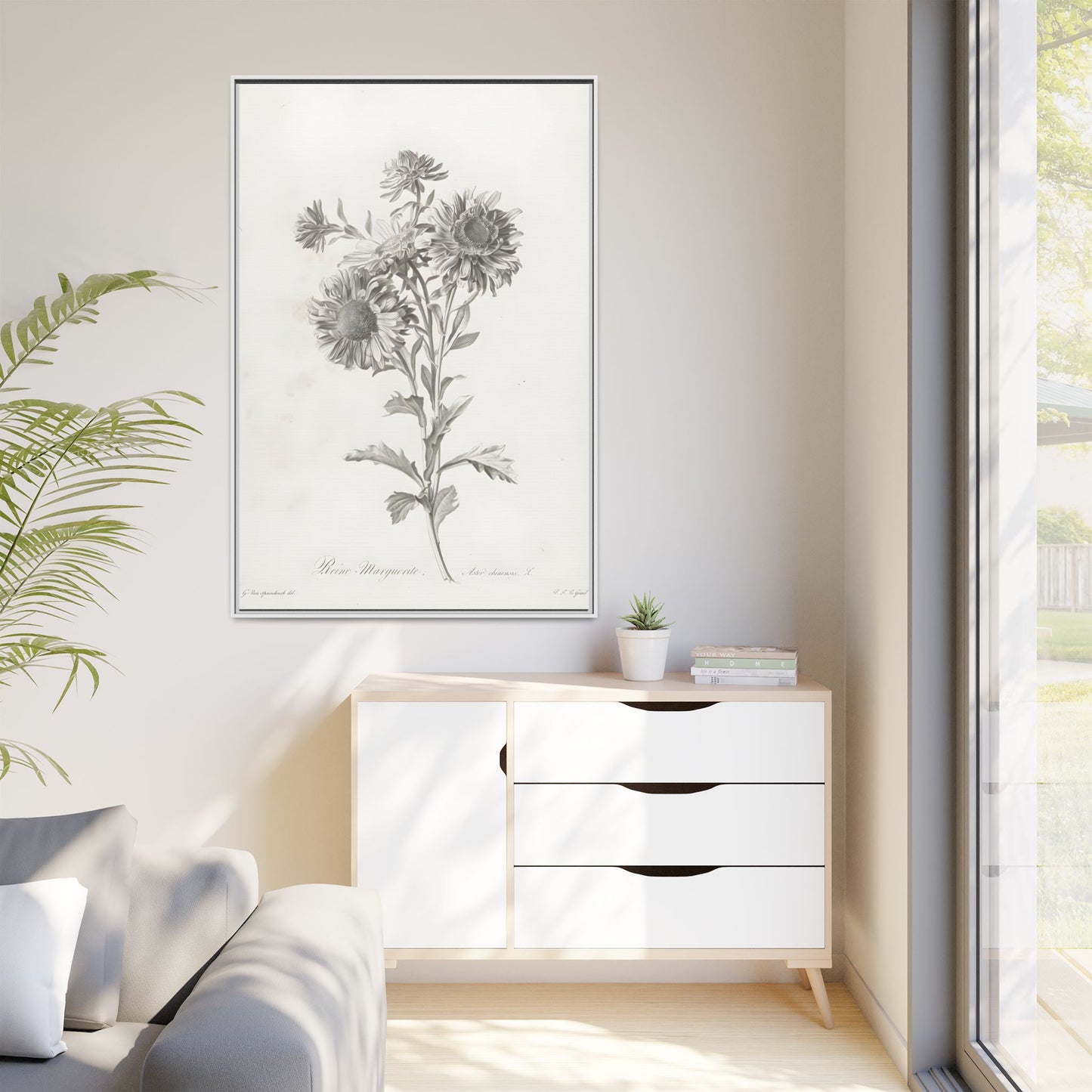 Matte Canvas, Framed (Multi-color)