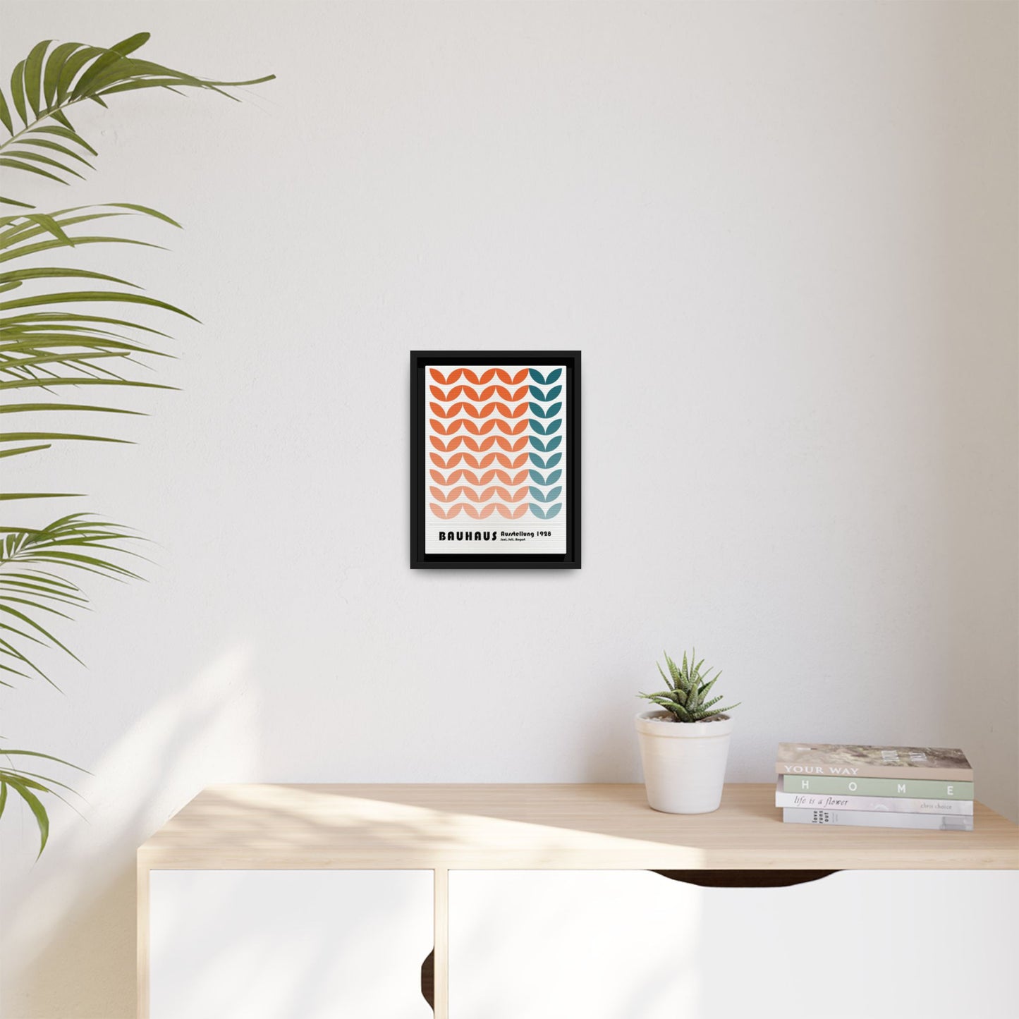 Bauhaus Art Print - Framed Matte Canvas Wall Decor