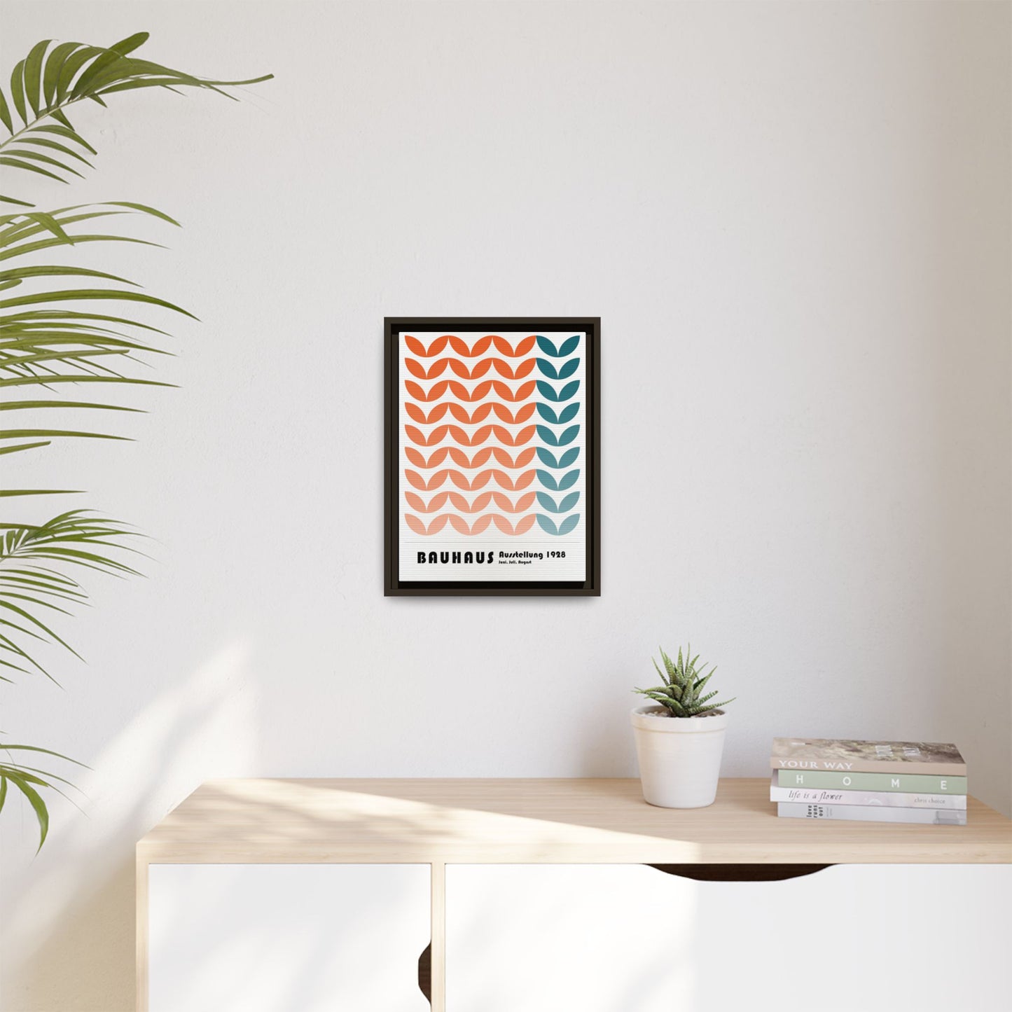 Bauhaus Art Print - Framed Matte Canvas Wall Decor