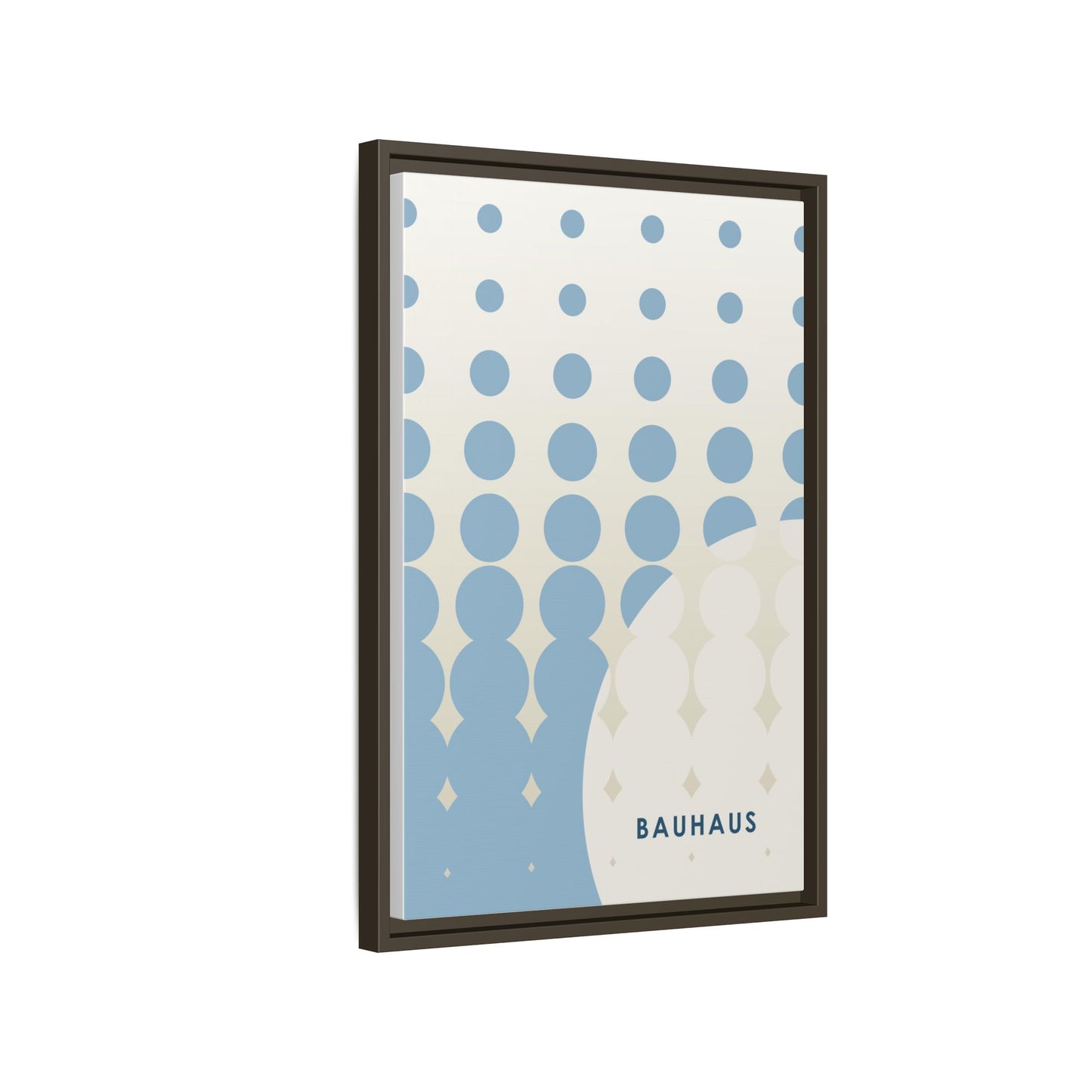 Bauhaus Abstract Framed Matte Canvas Wall Art - Modern Home Decor