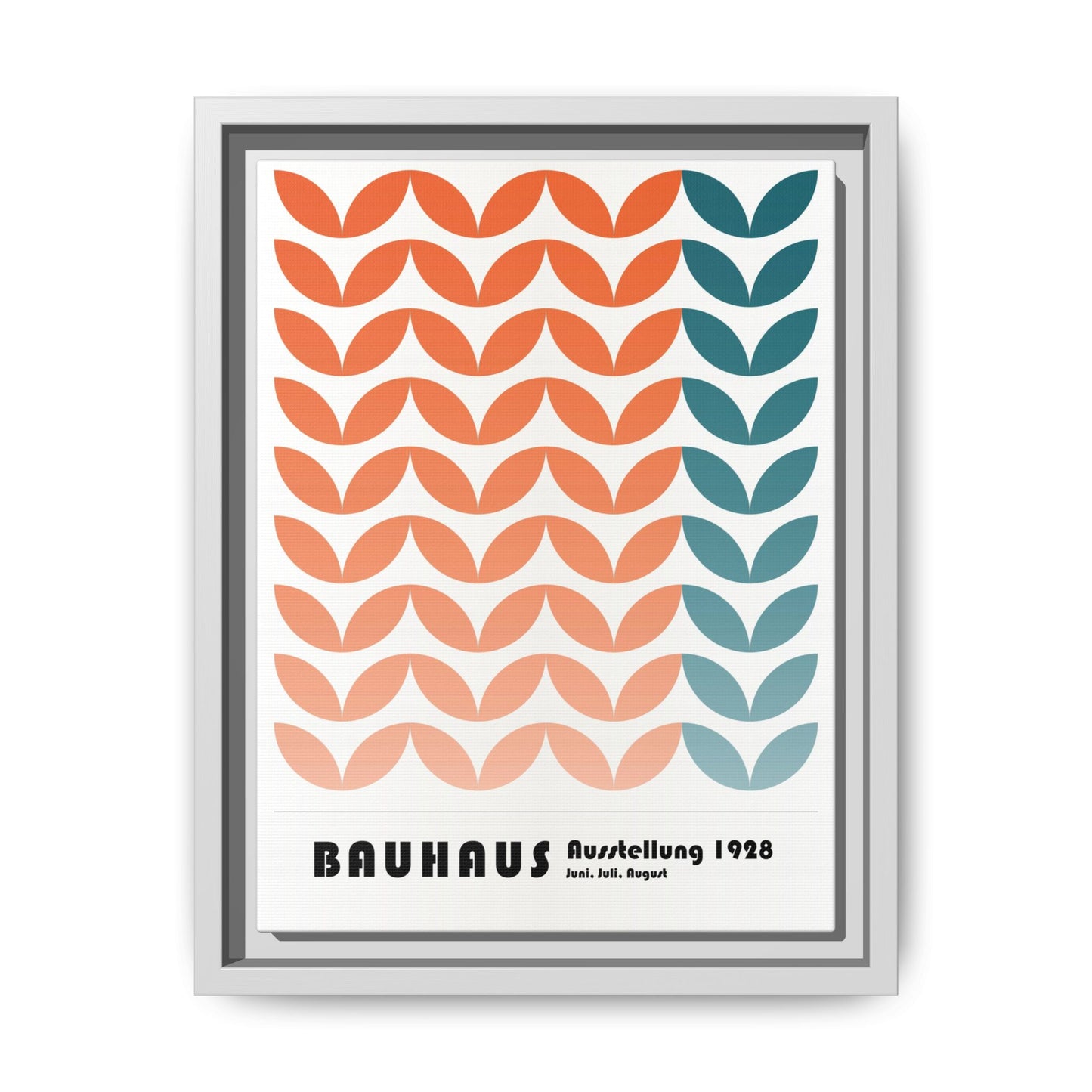 Bauhaus Art Print - Framed Matte Canvas Wall Decor