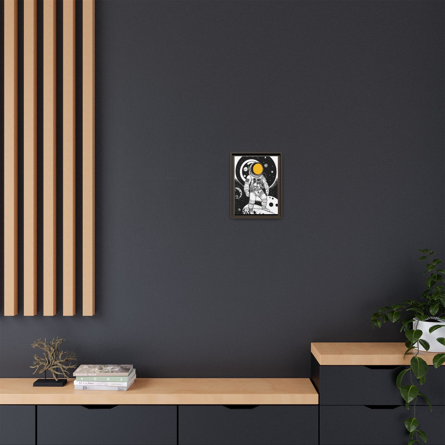 Astronaut Canvas Print, Cosmic Wall Art, Space Decor for Kids, Modern Home Decoration, Gift for Space Enthusiasts, Unique Astronaut Wall Art