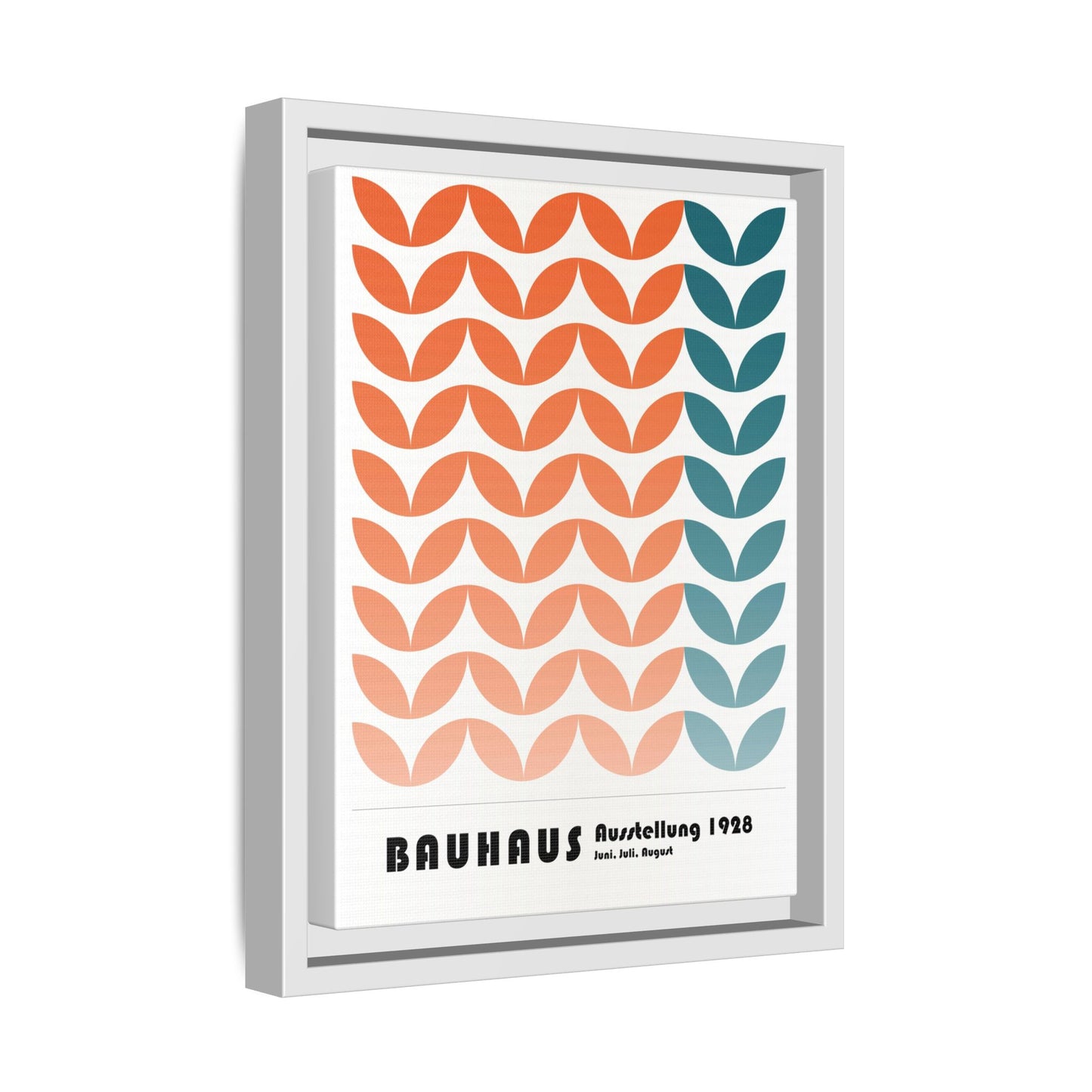 Bauhaus Art Print - Framed Matte Canvas Wall Decor
