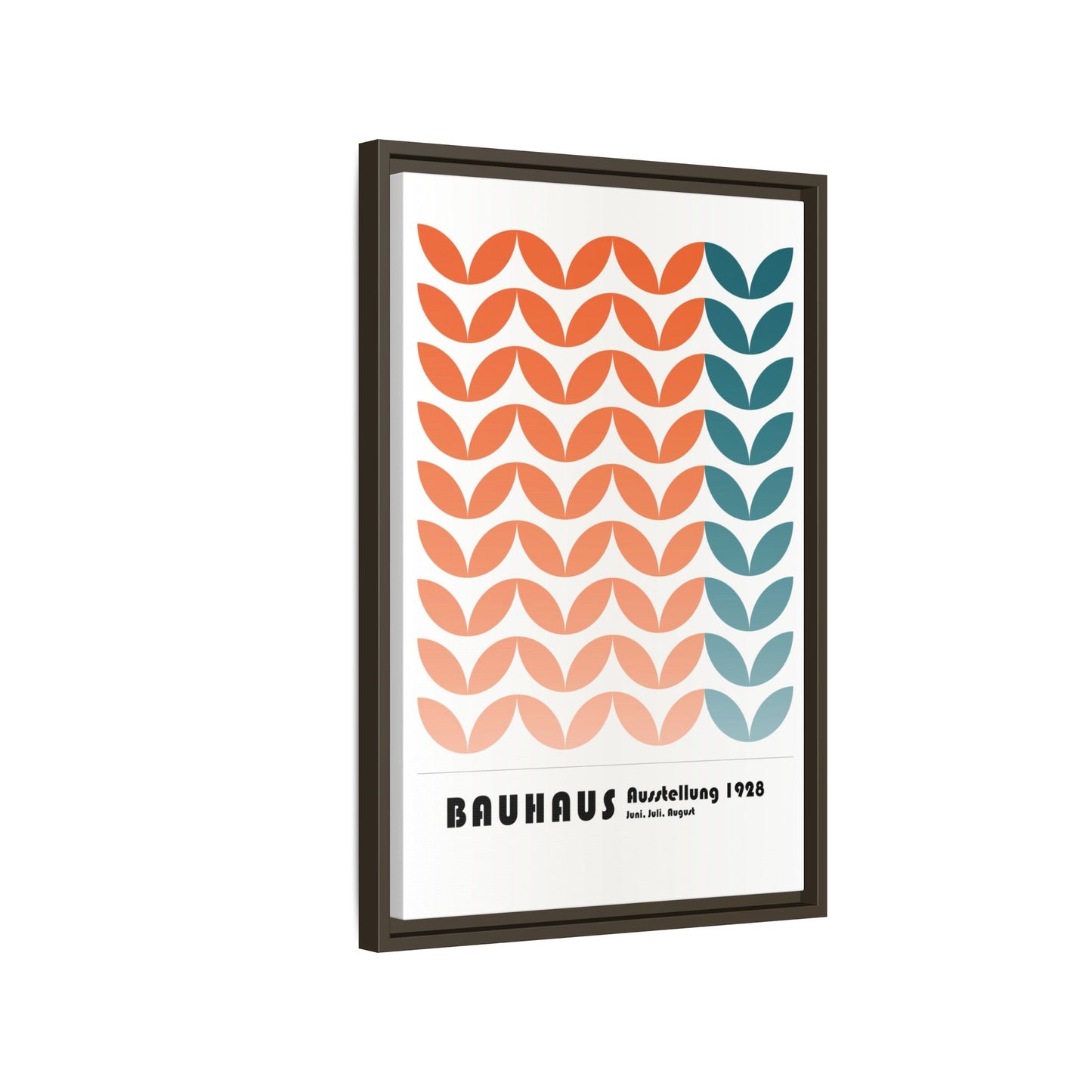 Bauhaus Art Print - Framed Matte Canvas Wall Decor