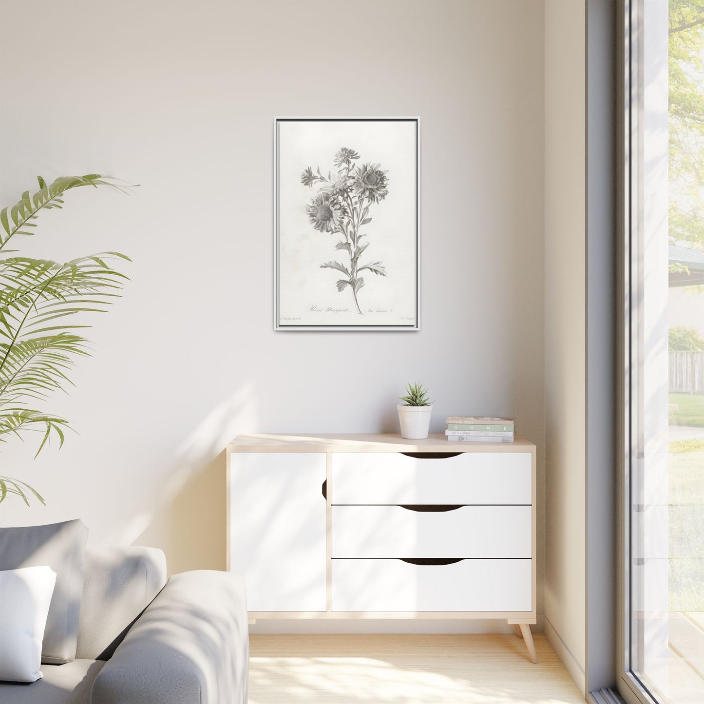 Matte Canvas, Framed (Multi-color)