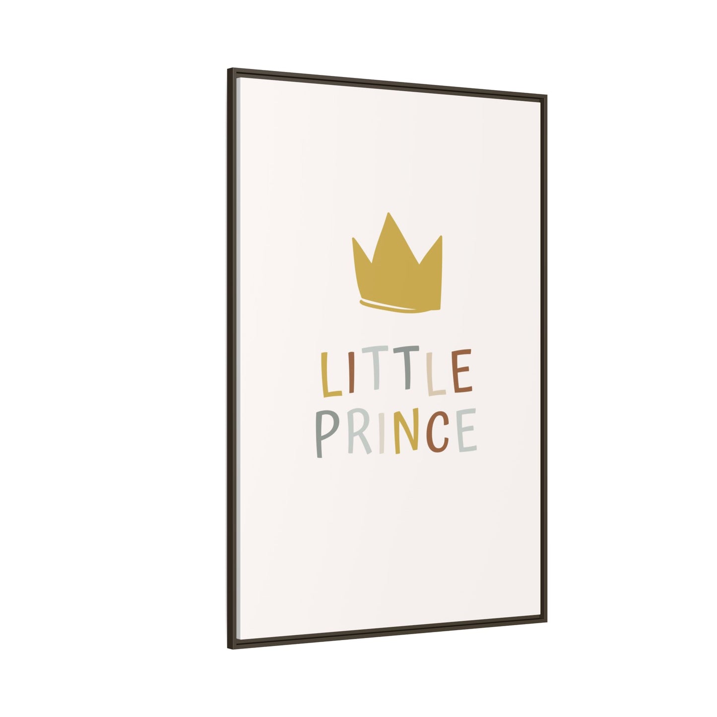 Framed Canvas Art Print, Little Prince Wall Decor, Kids Room Decoration, Nursery Art, Gift for Baby Shower, Toddler Room Aesthetic