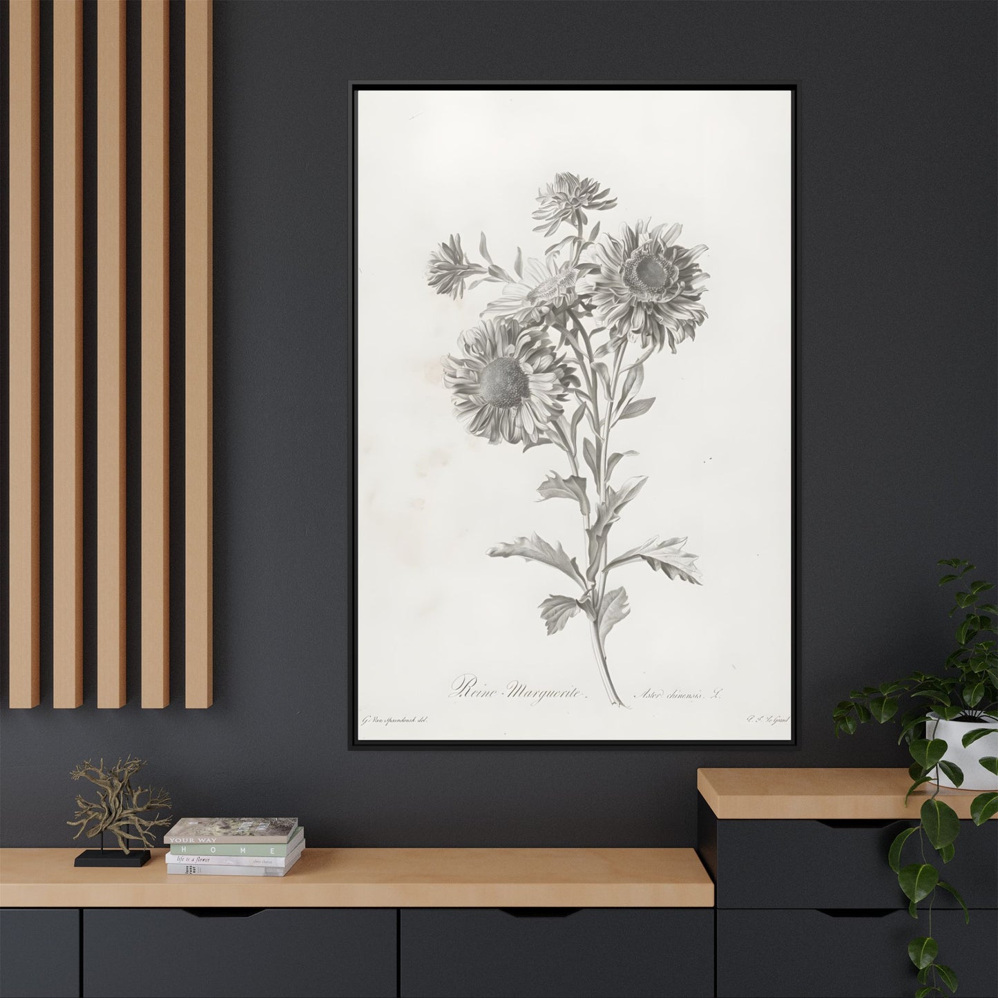 Matte Canvas, Framed (Multi-color)