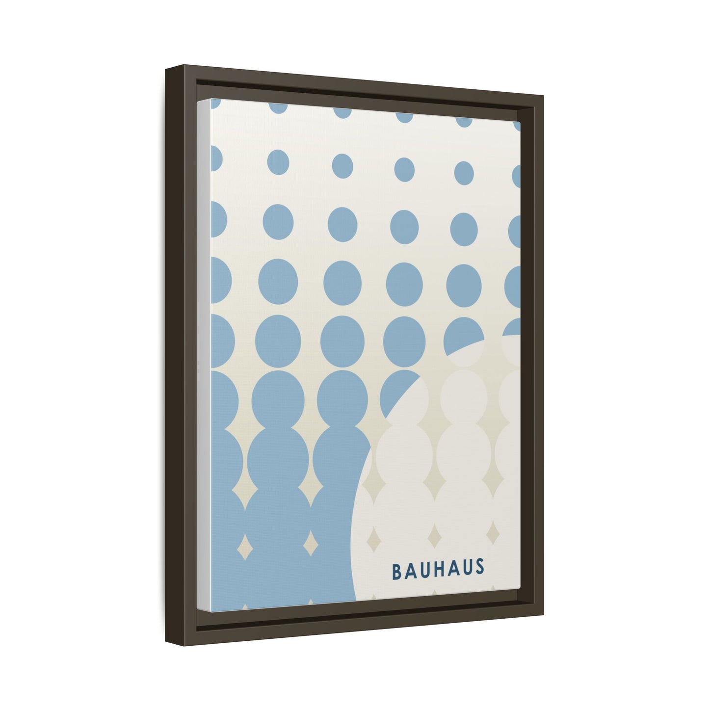 Bauhaus Abstract Framed Matte Canvas Wall Art - Modern Home Decor