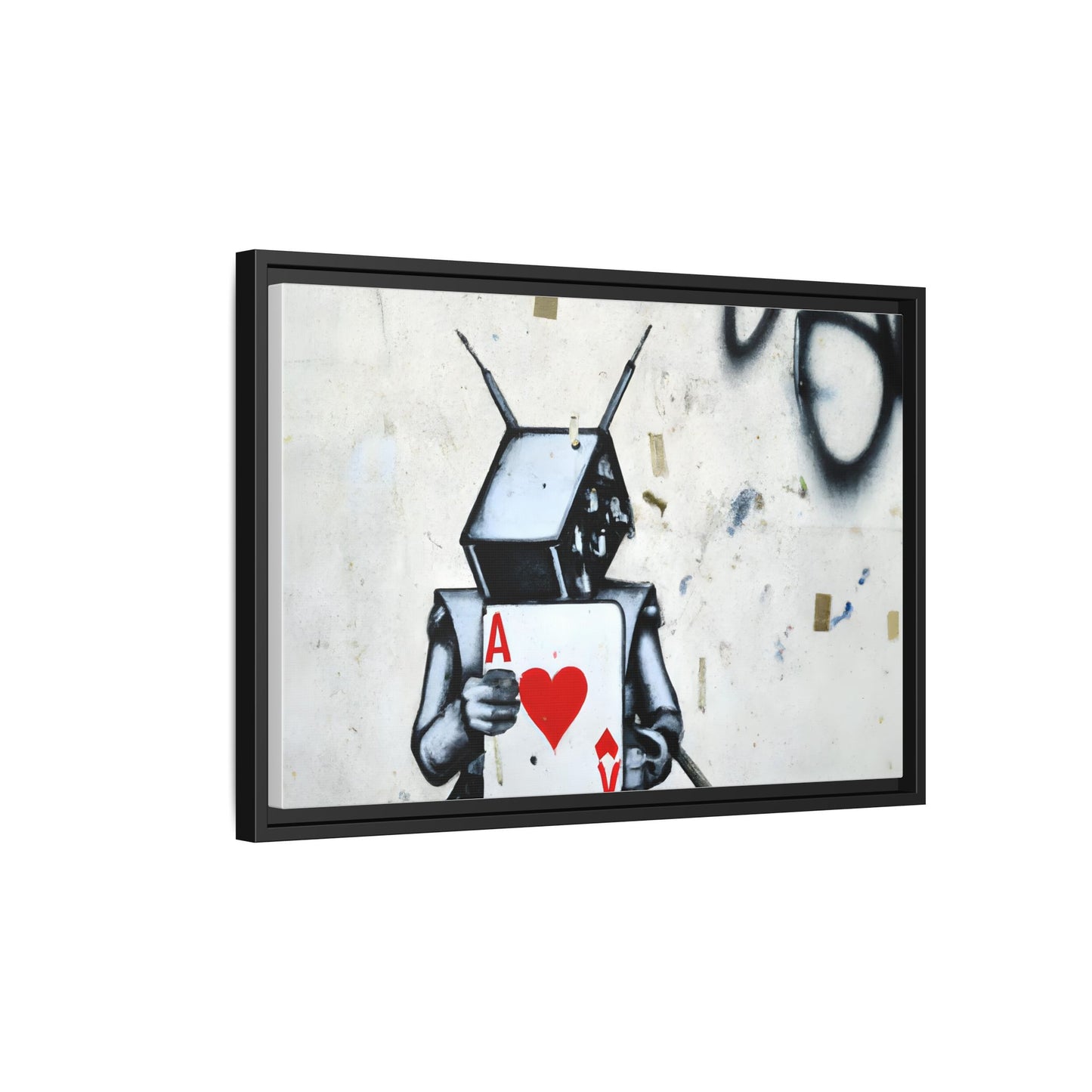 Urban Robot Framed Canvas Art - A♥V Design for Modern Spaces