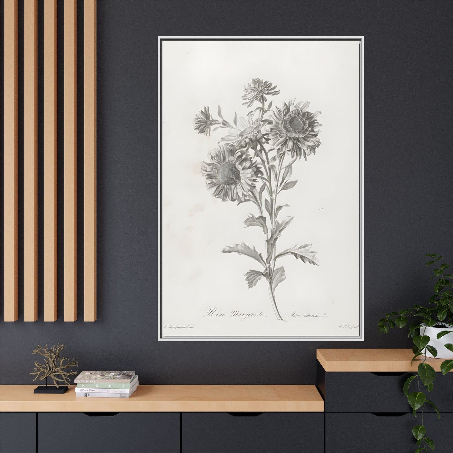 Matte Canvas, Framed (Multi-color)