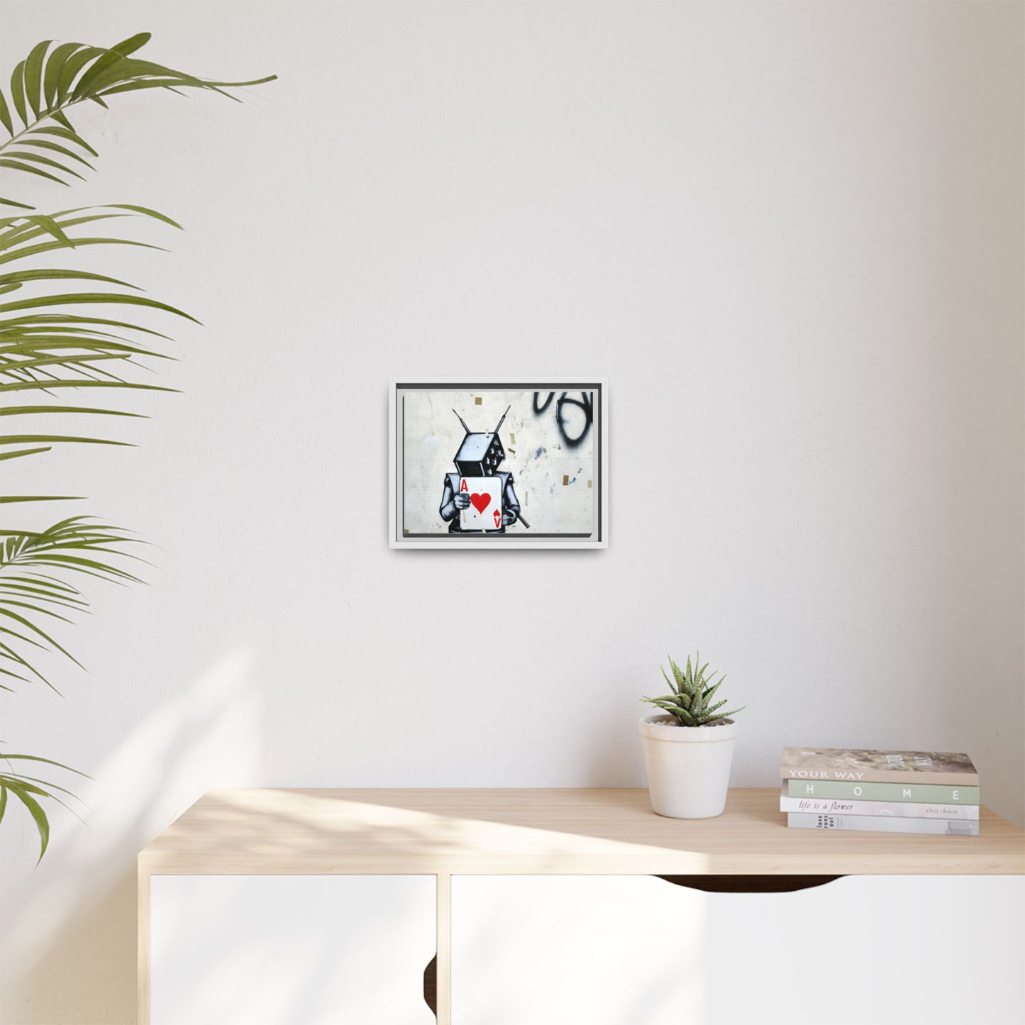 Urban Robot Framed Canvas Art - A♥V Design for Modern Spaces