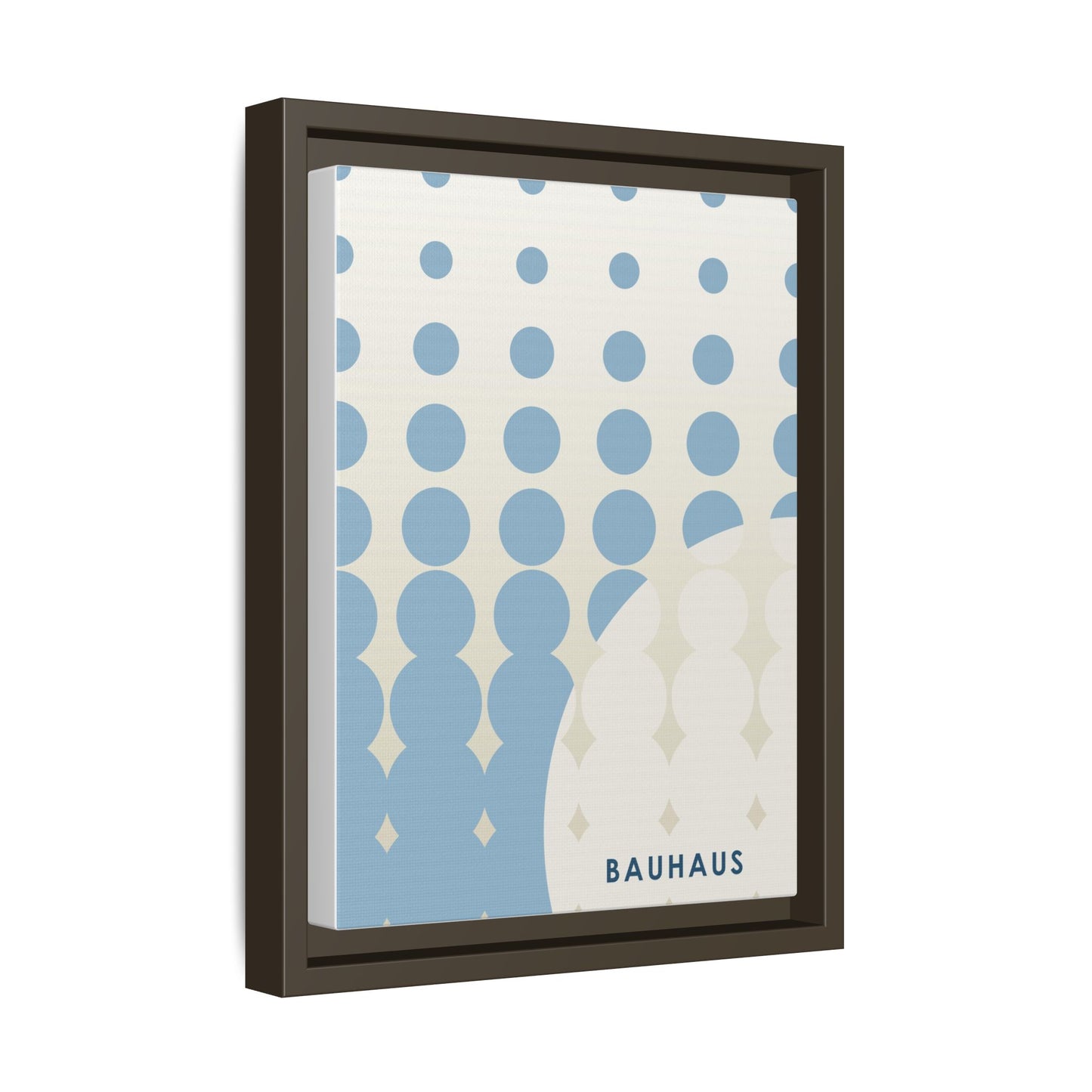 Bauhaus Abstract Framed Matte Canvas Wall Art - Modern Home Decor