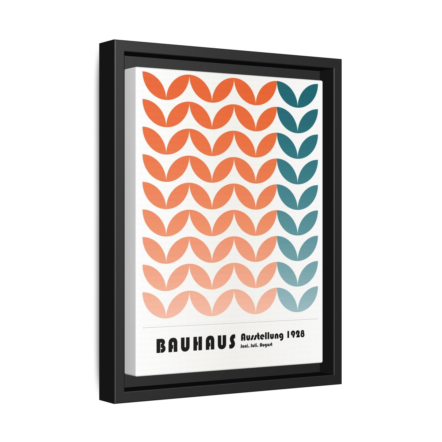 Bauhaus Art Print - Framed Matte Canvas Wall Decor