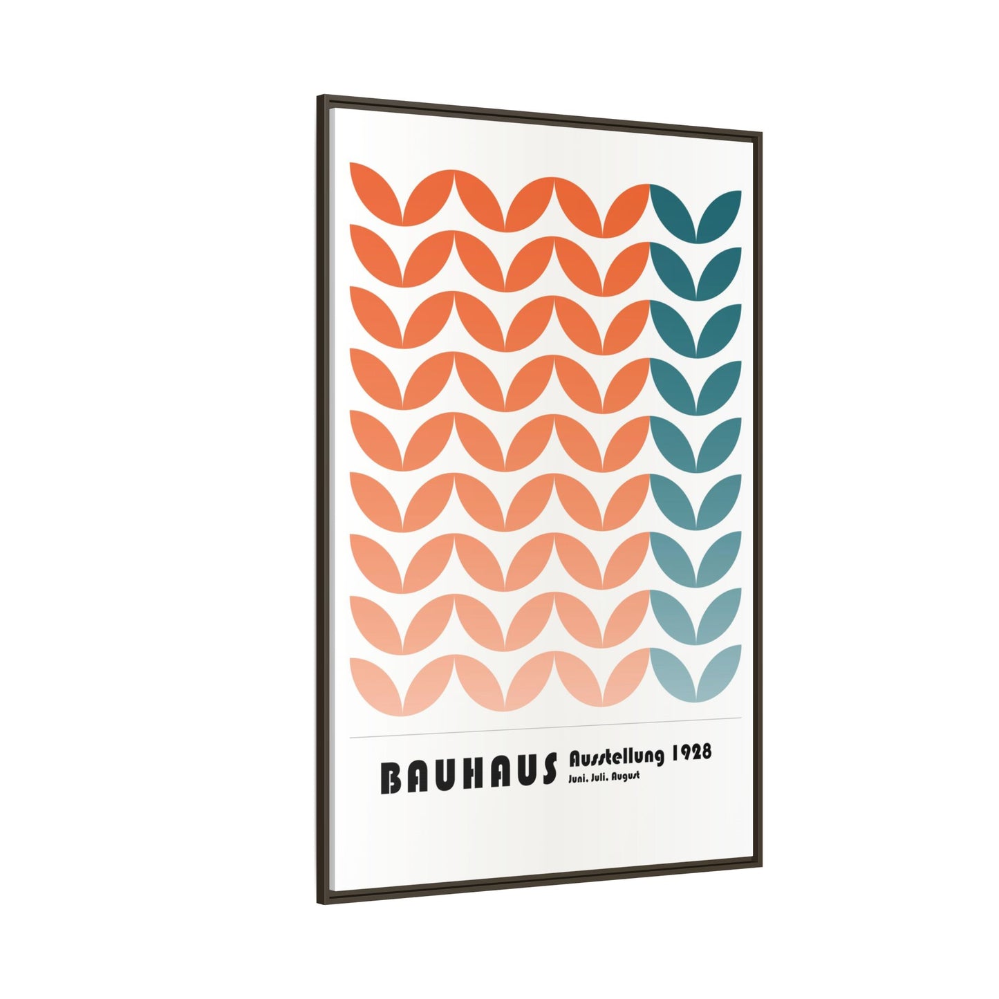Bauhaus Art Print - Framed Matte Canvas Wall Decor