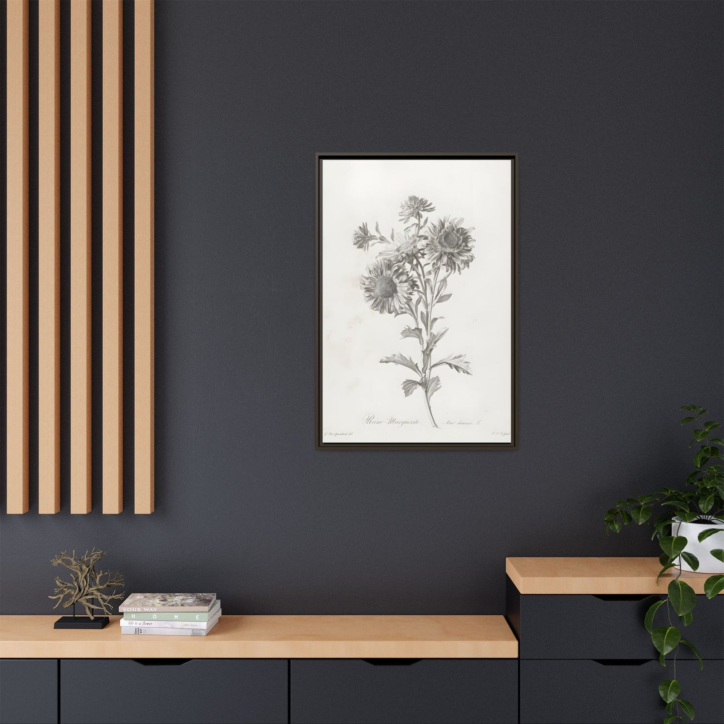 Matte Canvas, Framed (Multi-color)