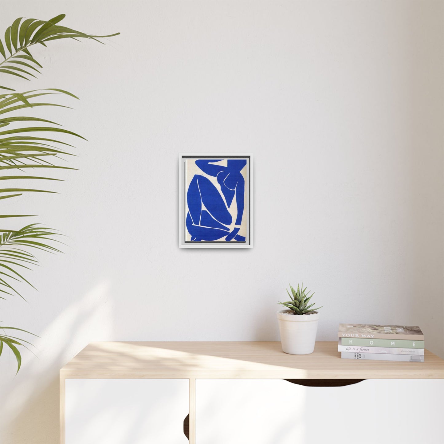 Framed Abstract Art Print, Modern Canvas Decor, Boho Home Wall Art, Unique Gift for Art Lovers, Stylish Living Room Decoration