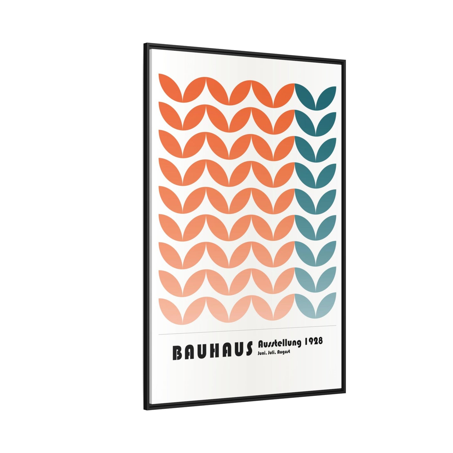Bauhaus Art Print - Framed Matte Canvas Wall Decor