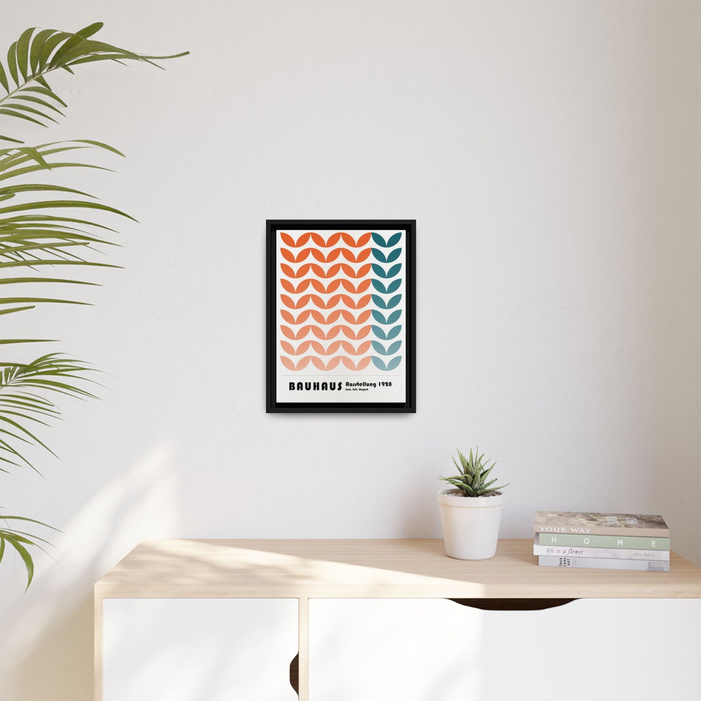 Bauhaus Art Print - Framed Matte Canvas Wall Decor