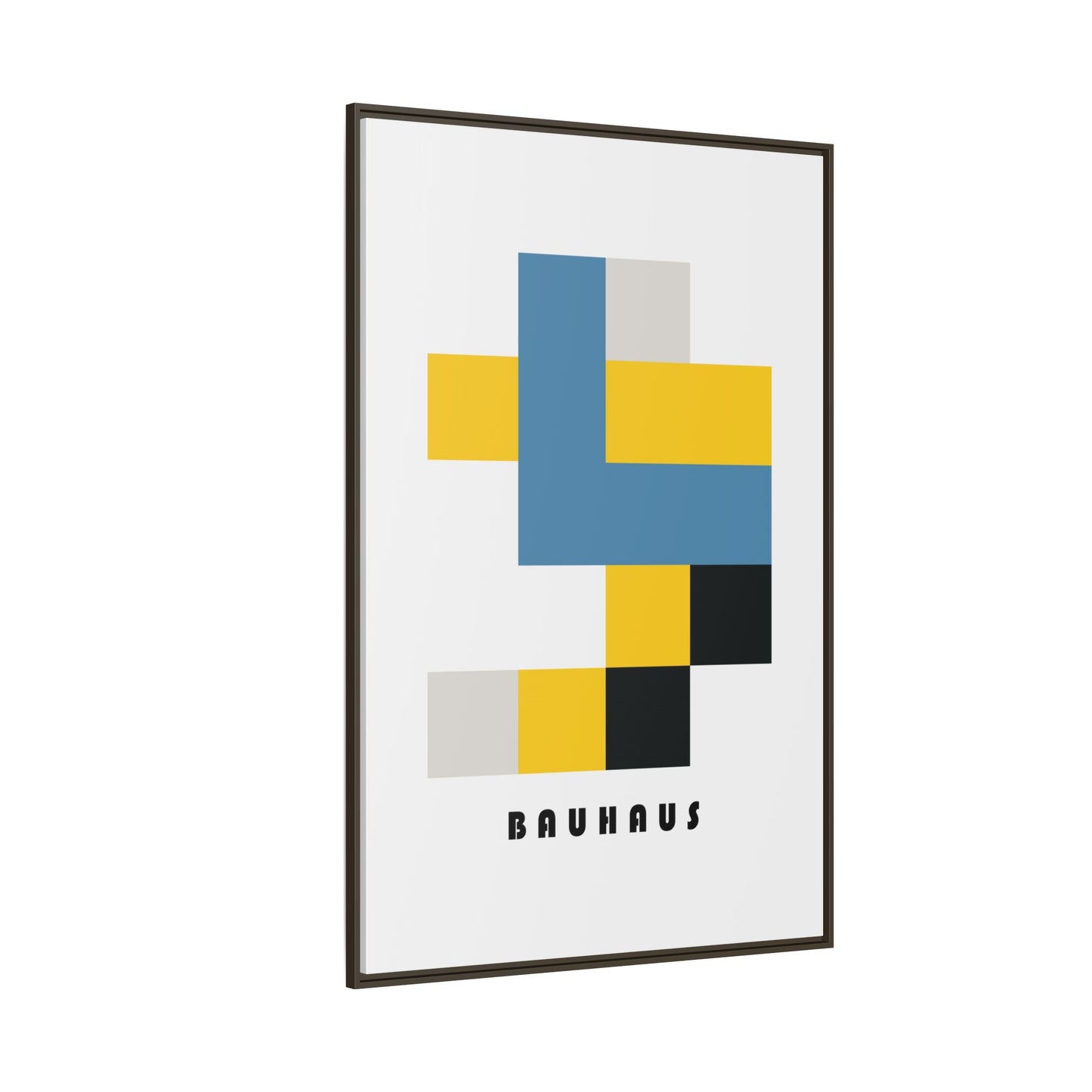 Bauhaus Art Canvas Print - Framed Modern Wall Decor