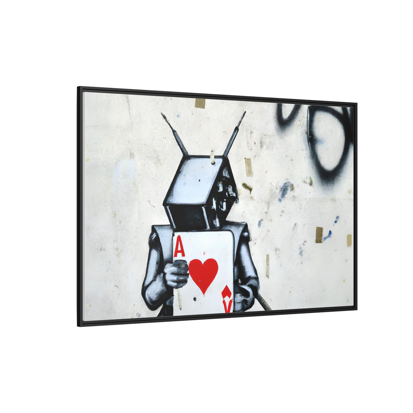 Urban Robot Framed Canvas Art - A♥V Design for Modern Spaces