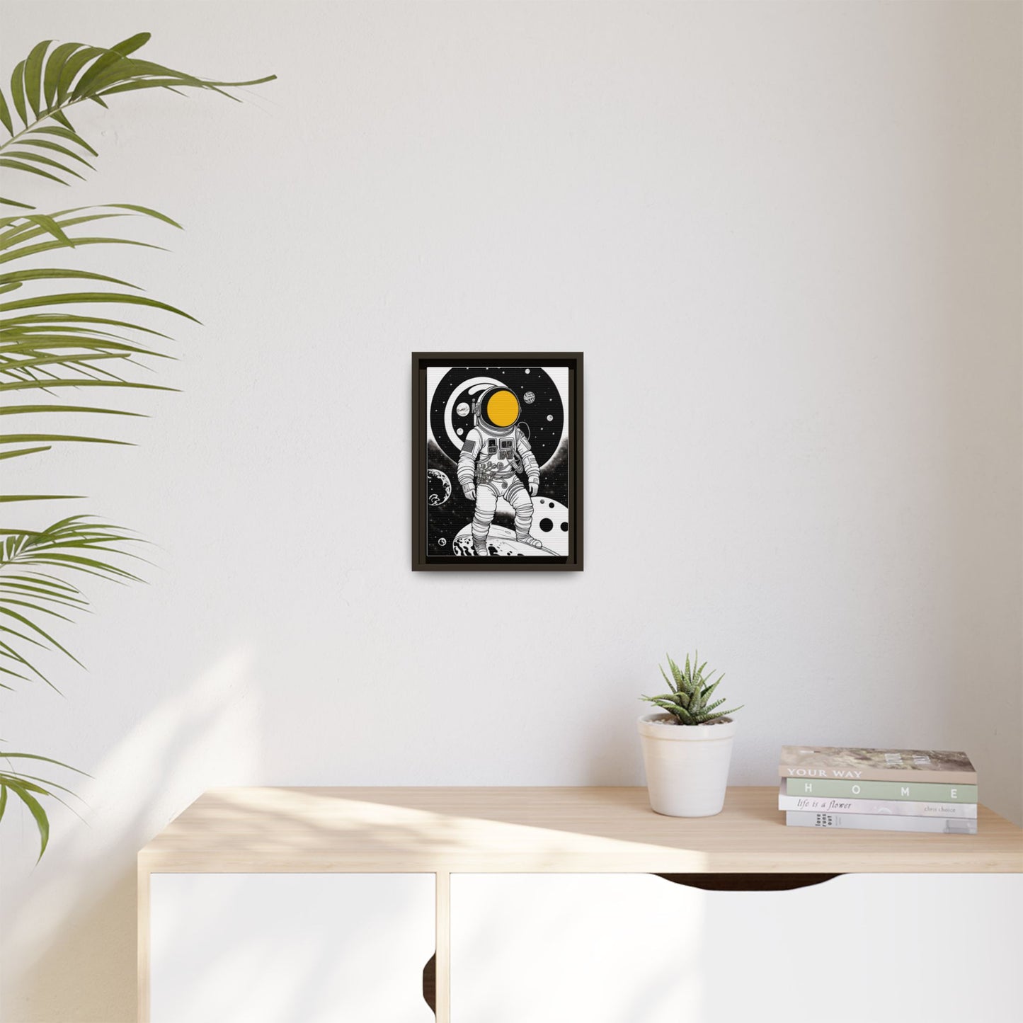 Astronaut Canvas Print, Cosmic Wall Art, Space Decor for Kids, Modern Home Decoration, Gift for Space Enthusiasts, Unique Astronaut Wall Art