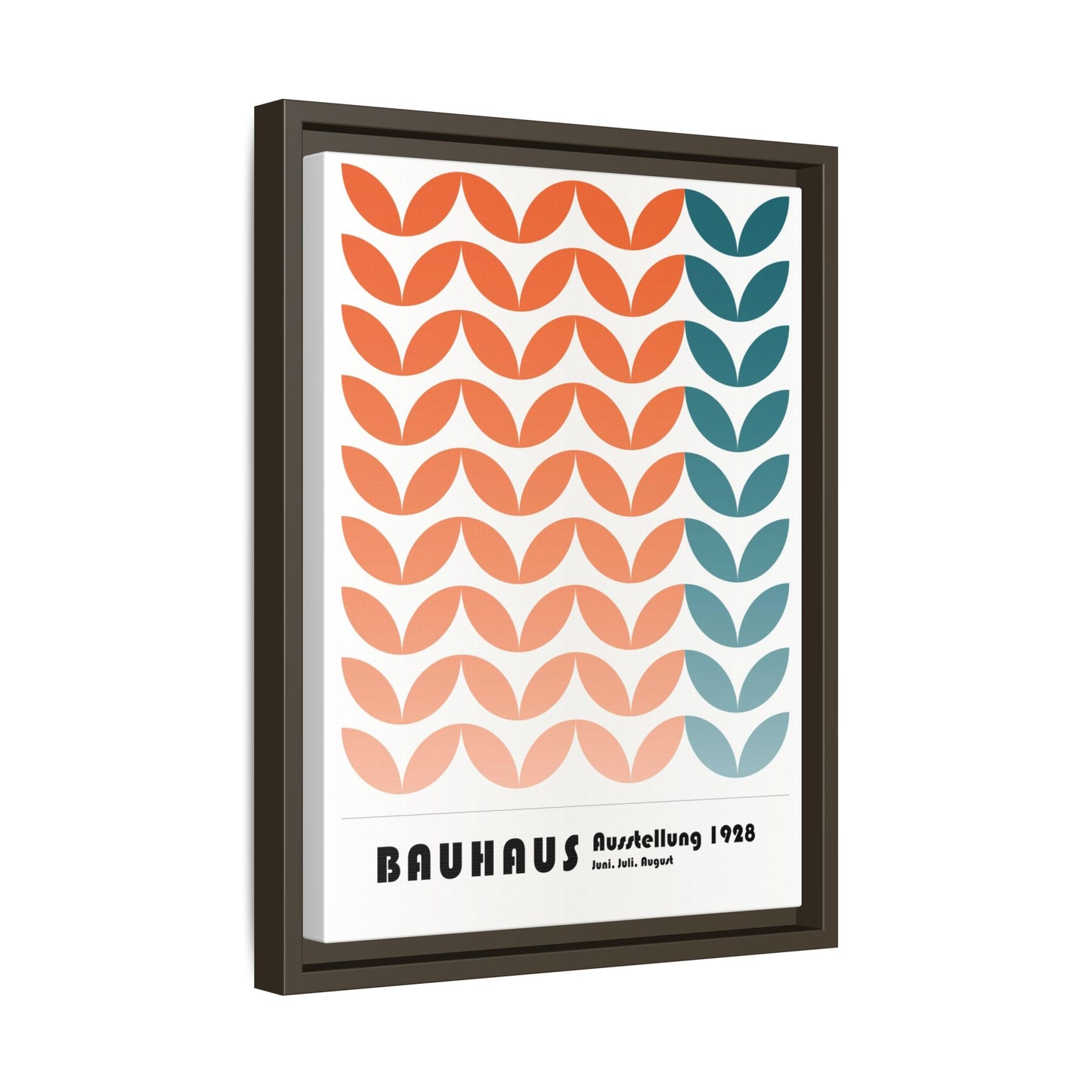 Bauhaus Art Print - Framed Matte Canvas Wall Decor