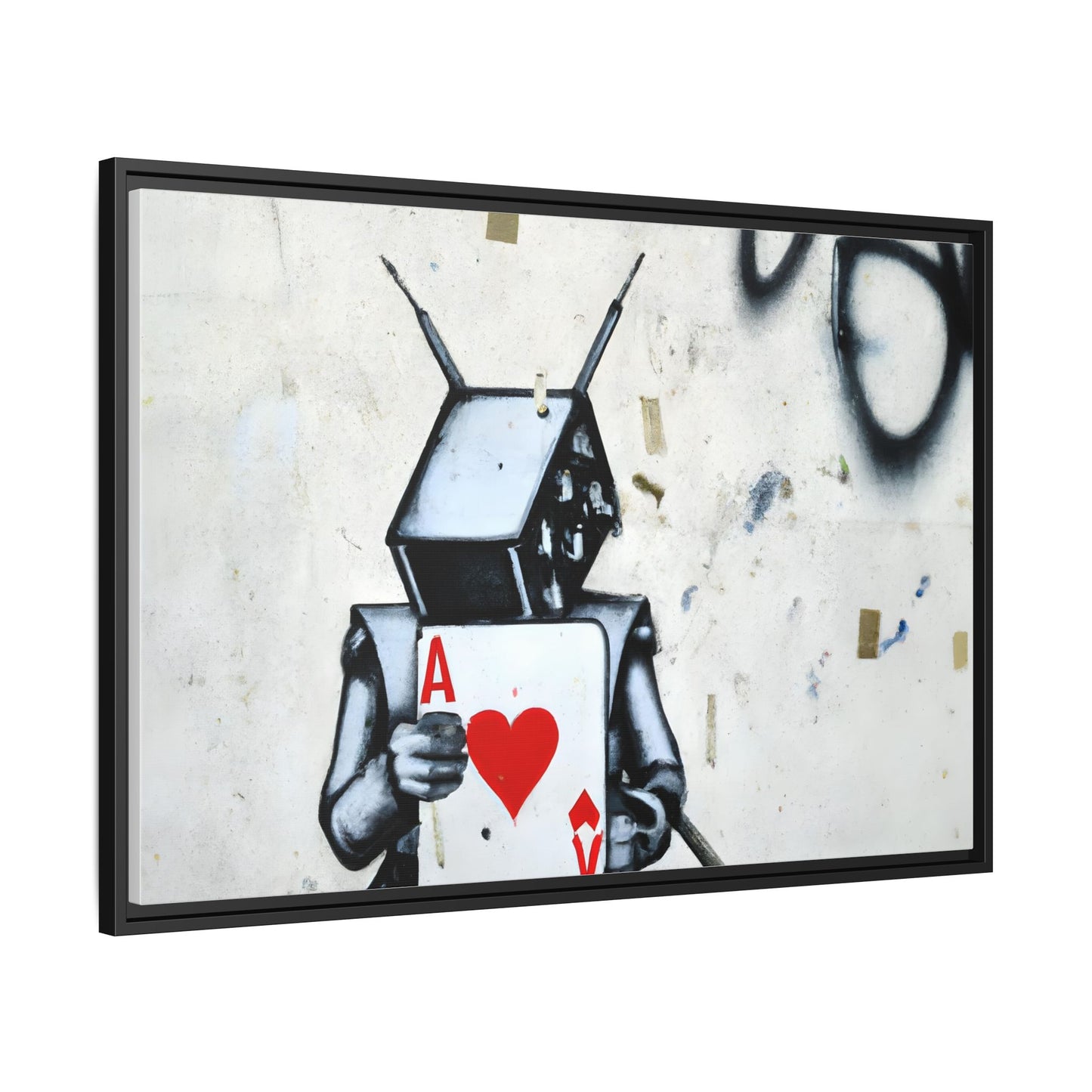 Urban Robot Framed Canvas Art - A♥V Design for Modern Spaces