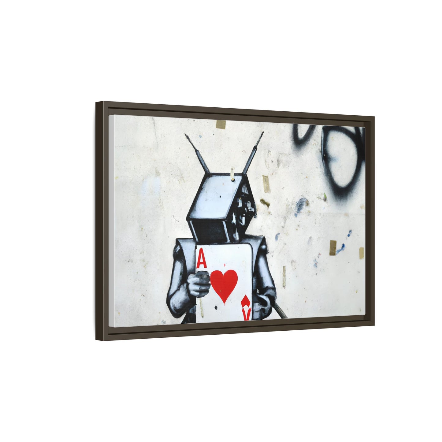 Urban Robot Framed Canvas Art - A♥V Design for Modern Spaces