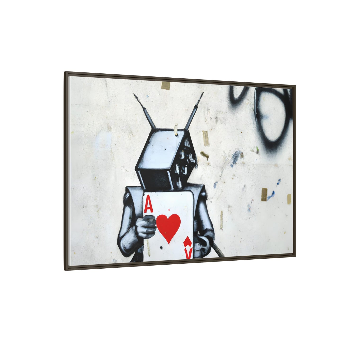 Urban Robot Framed Canvas Art - A♥V Design for Modern Spaces