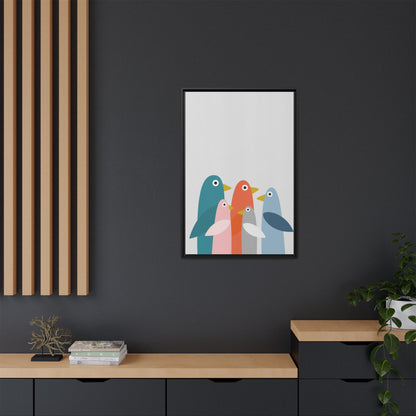 Matte Canvas, Framed (Multi-color)