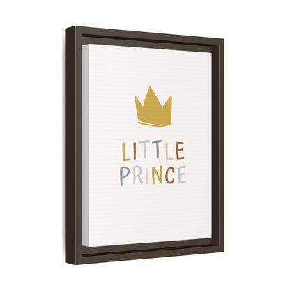 Framed Canvas Art Print, Little Prince Wall Decor, Kids Room Decoration, Nursery Art, Gift for Baby Shower, Toddler Room Aesthetic