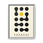 Bauhaus Inspired Framed Canvas Art - Modern Wall Decor