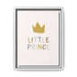 Framed Canvas Art Print, Little Prince Wall Decor, Kids Room Decoration, Nursery Art, Gift for Baby Shower, Toddler Room Aesthetic