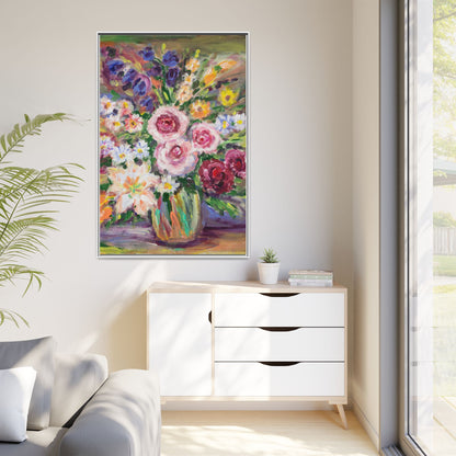 Matte Canvas, Framed (Multi-color)