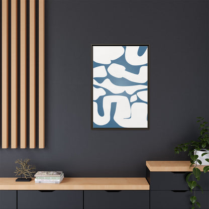 Modern Abstract Framed Canvas Art