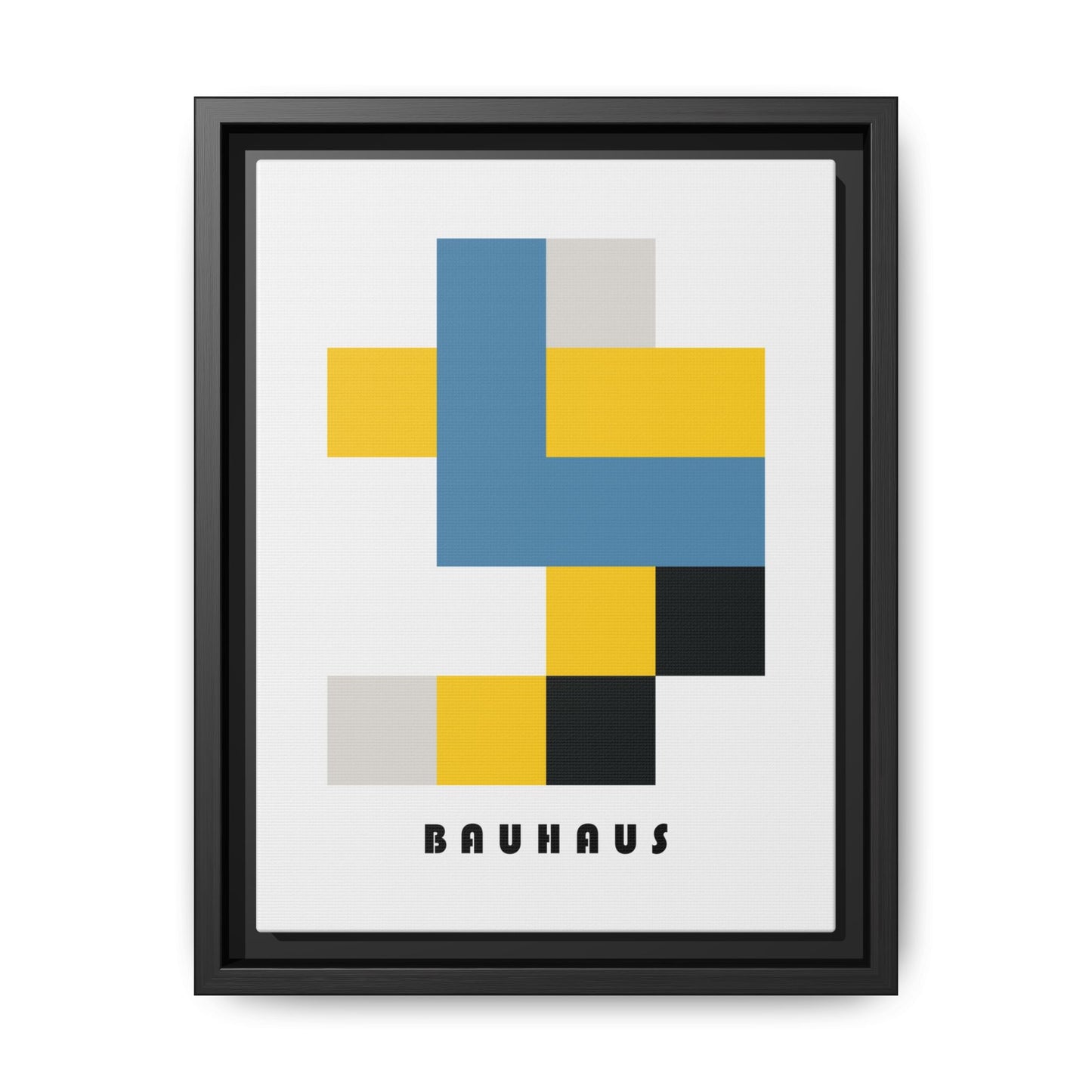 Bauhaus Art Canvas Print - Framed Modern Wall Decor