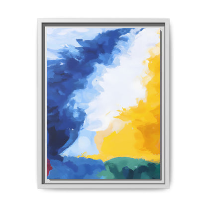 Matte Canvas, Framed (Multi-color)