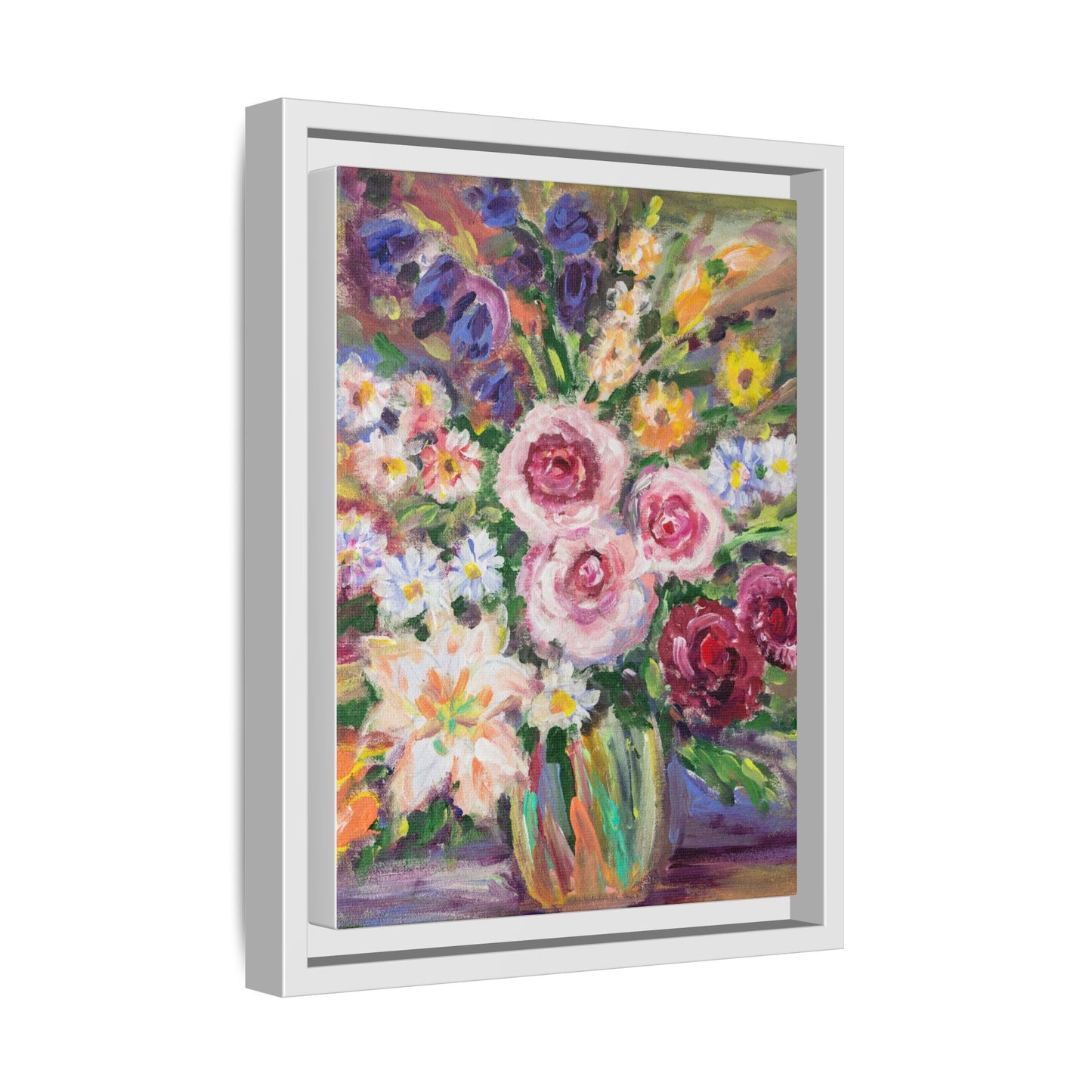 Matte Canvas, Framed (Multi-color)