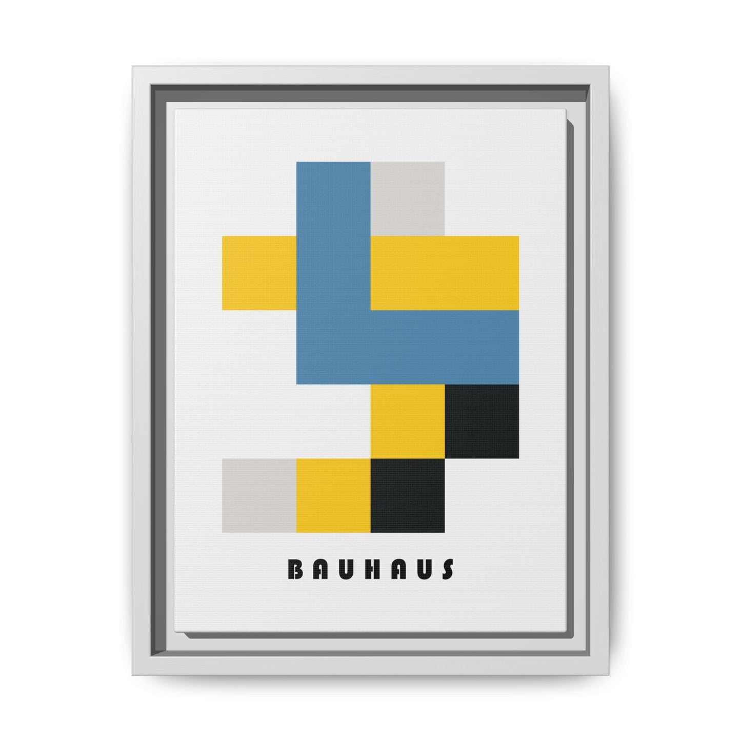 Bauhaus Art Canvas Print - Framed Modern Wall Decor
