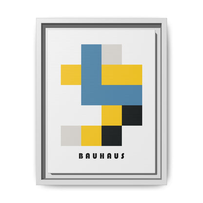 Bauhaus Art Canvas Print - Framed Modern Wall Decor