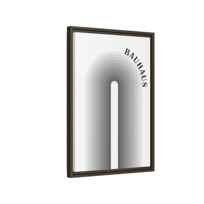 Bauhaus Framed Matte Canvas Art - Modern Geometric Wall Decor